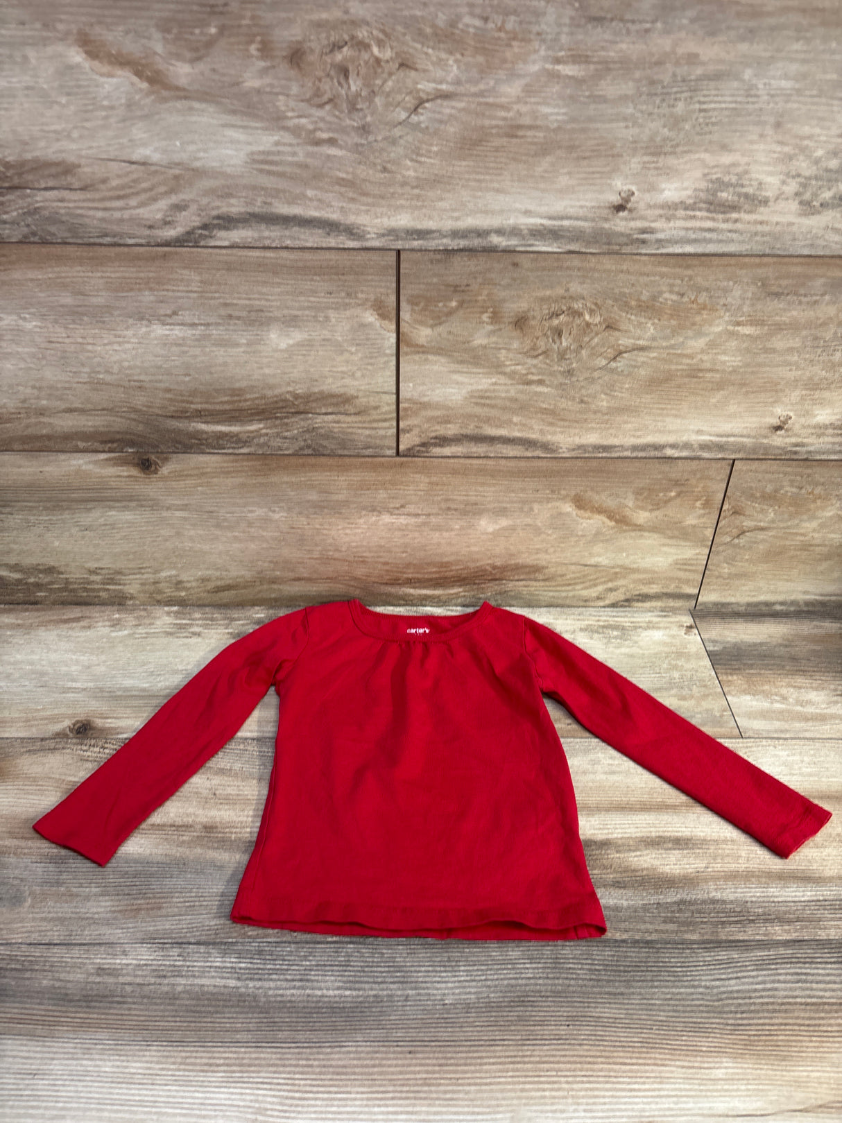 Carter's Long Sleeve Shirt Red sz 3T