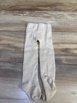 Metallic Footed Tights Ivory sz 0-6m