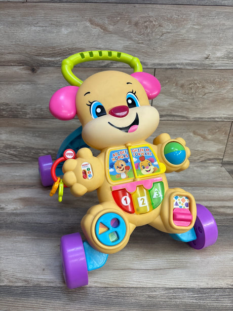 Fisher Price Laugh and Learn Smart Stages Learn With Puppy Walker Pink - Me n Mommy To Be