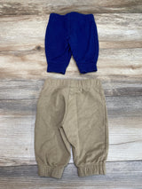 Carter's 2pk Pants Beige/Blue sz 3m