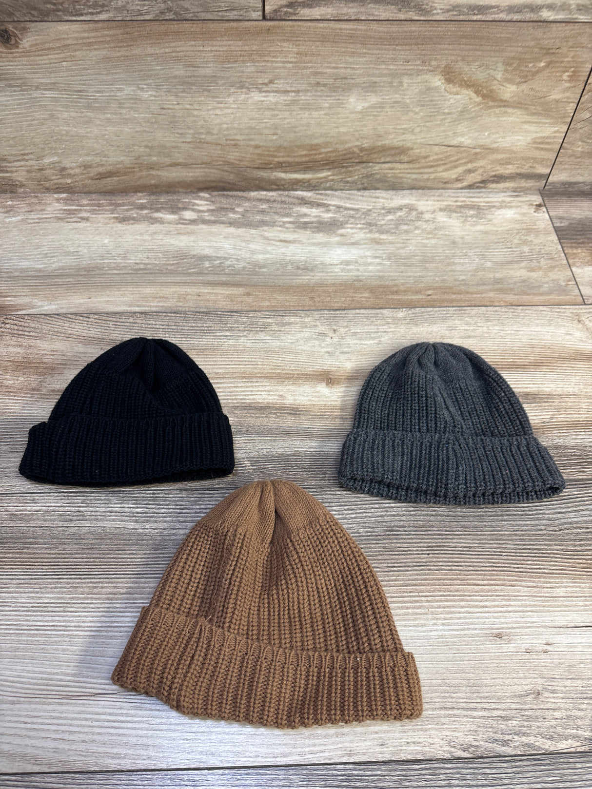 JANGANNSA 3pk Knit Beanies sz 0-12m