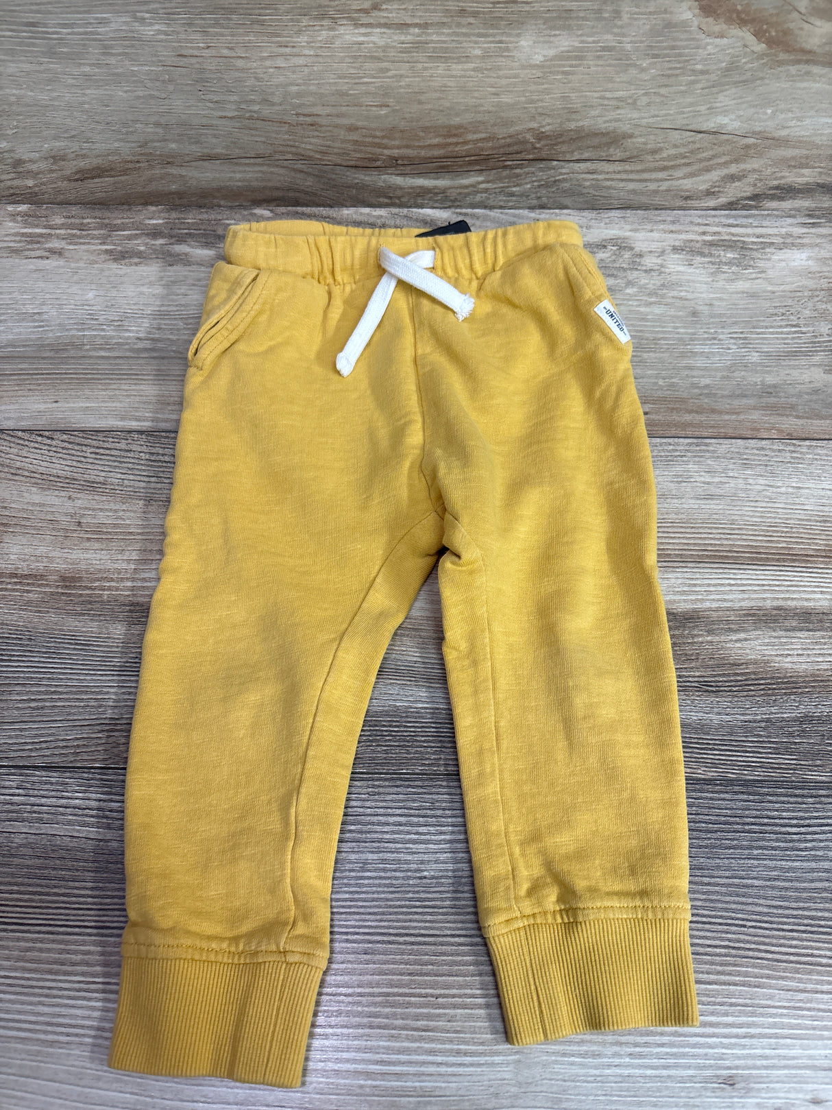 H&M Drawstring Joggers Yellow sz 2T