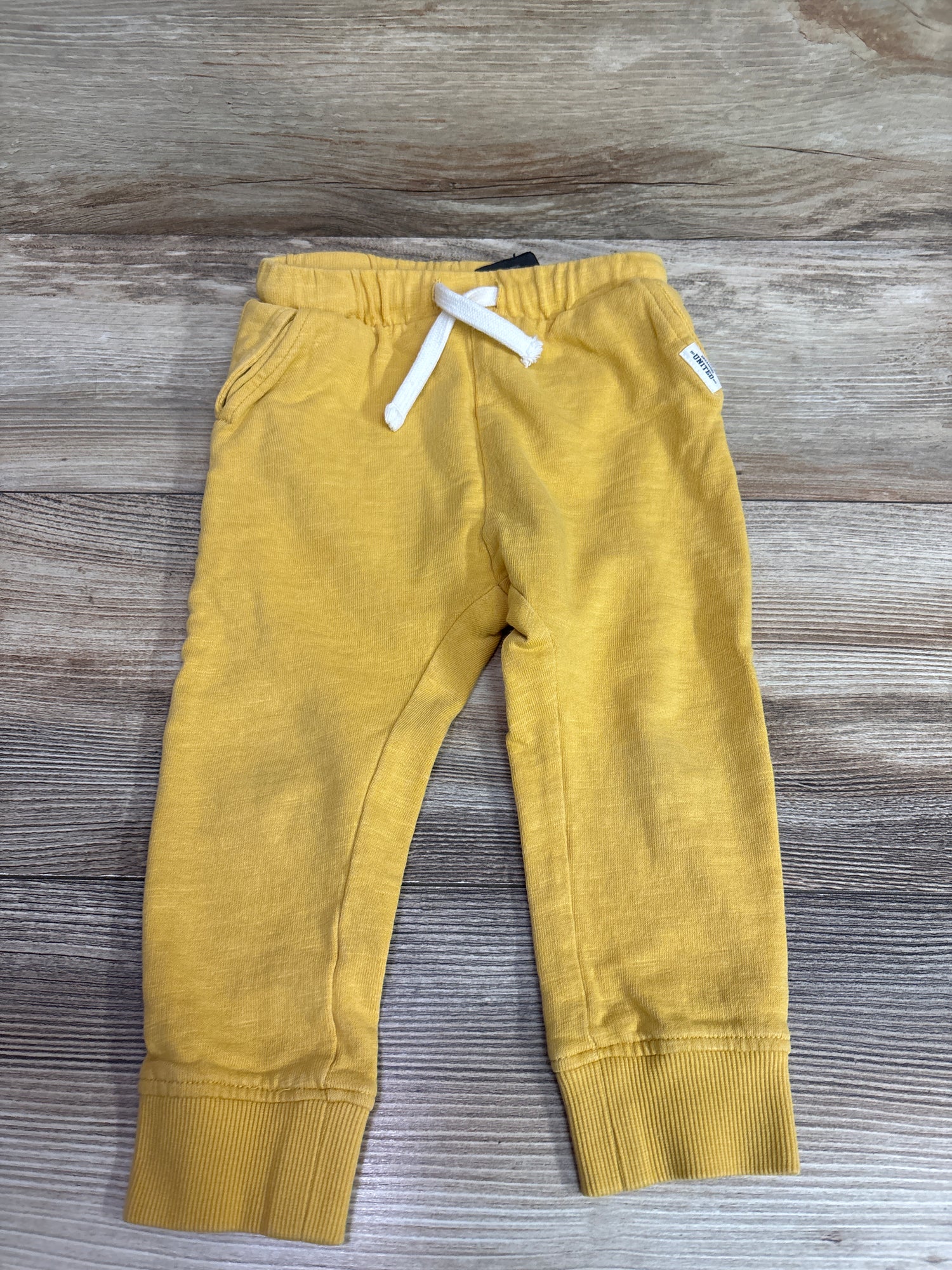 H&M Drawstring Joggers Yellow sz 2T