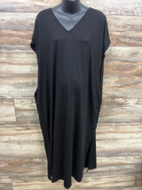 Smartbaby for Moms The Comfort Caftan Maternity Dress Black One Size
