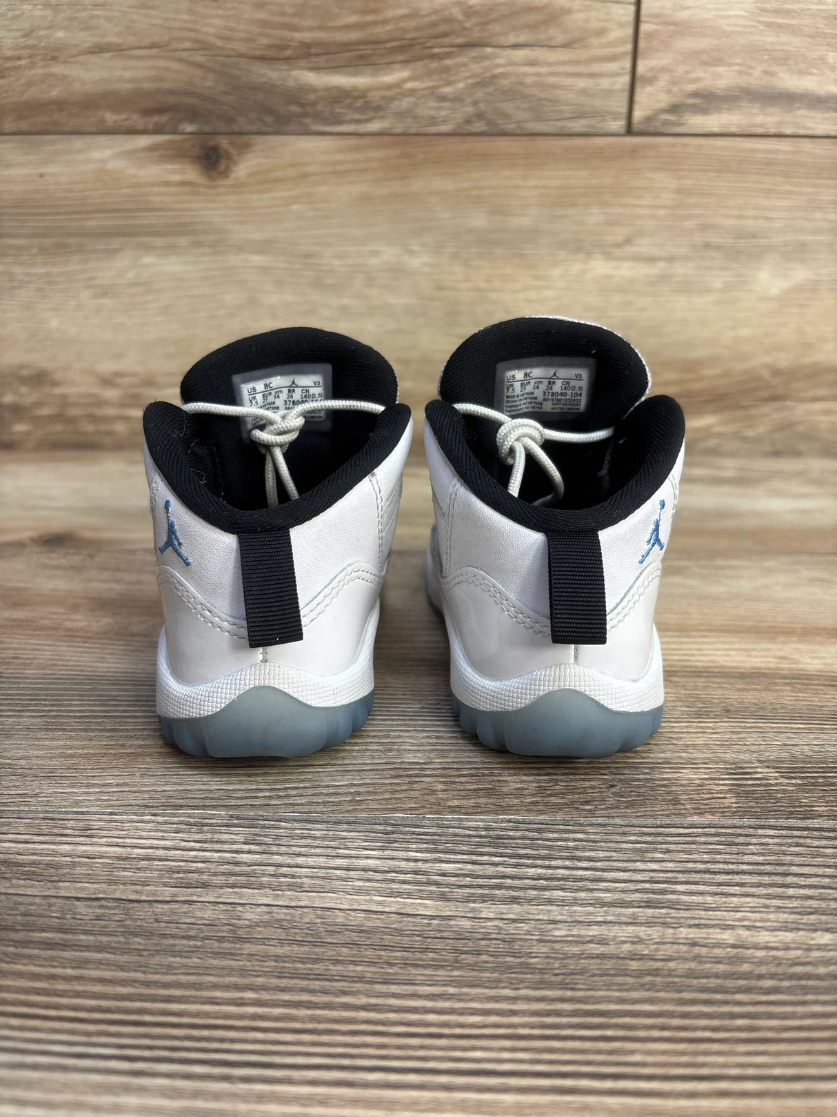Air Jordan 11 Retro TD 'Legend Blue / Columbia' Sneakers sz 8c - Me n Mommy To Be