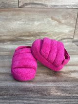 Baby Gap Plush Slide Sandals Hot Pink sz 3-6m (2c)