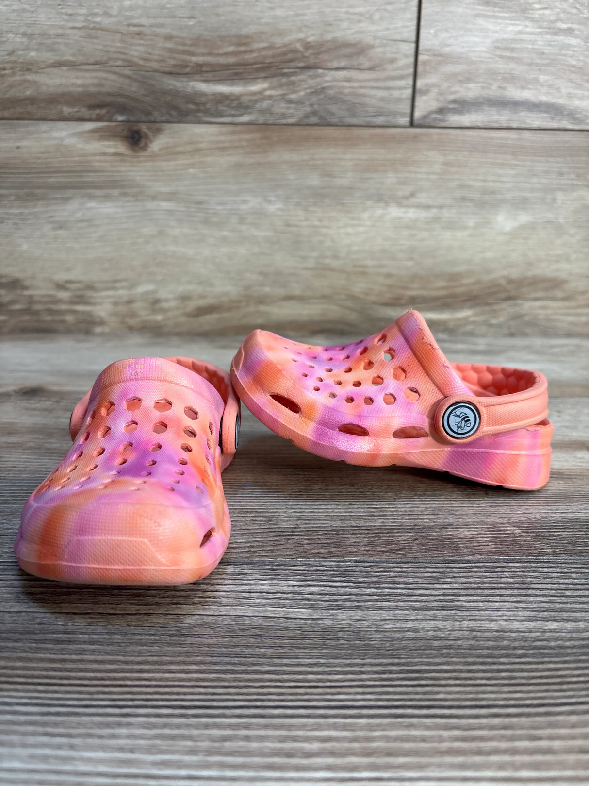 Joybees Varsity Clogs in Melon Cloud Tie Dye sz 6/7c