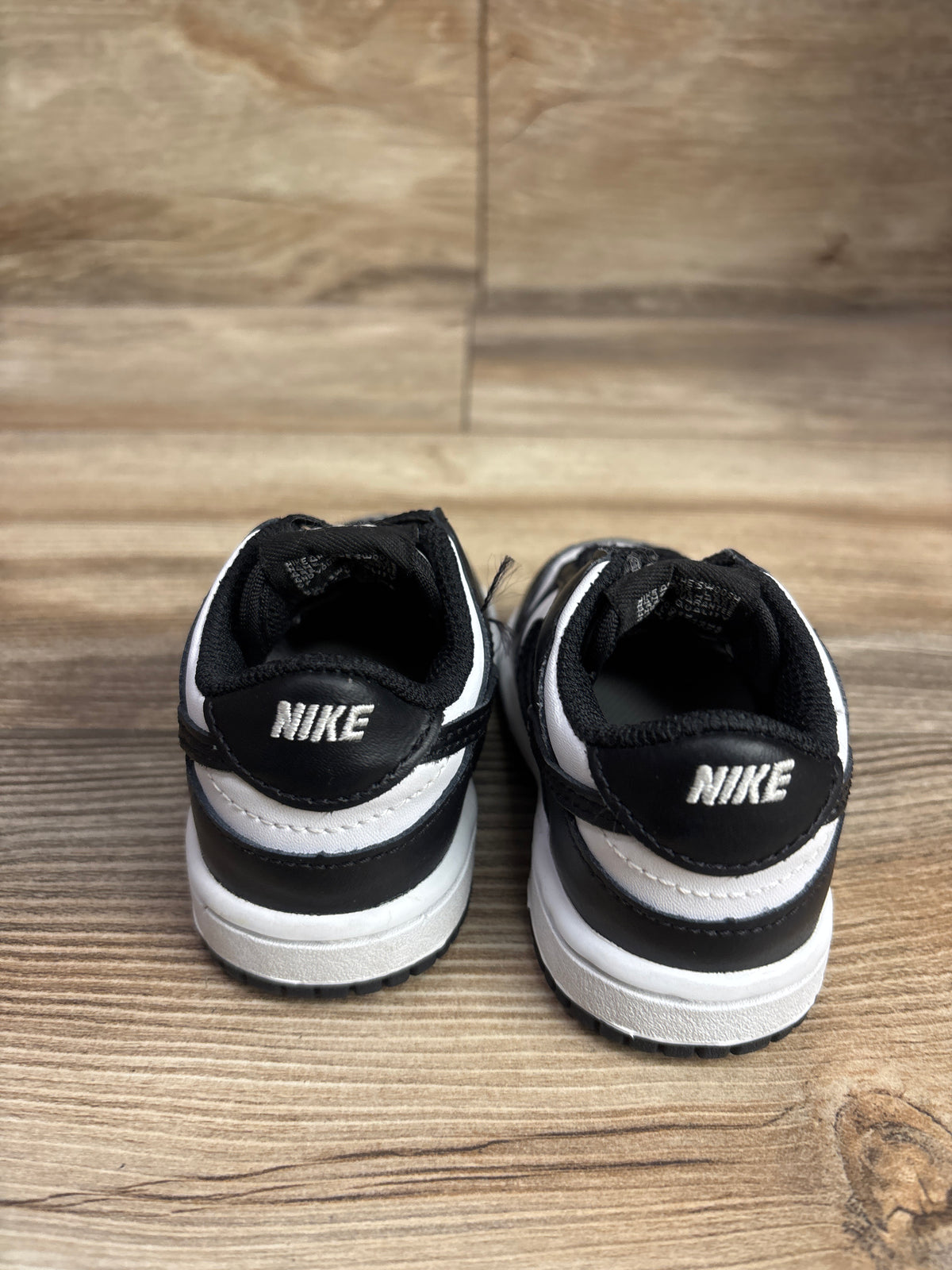 Nike Dunk Low TD 'Black White' Sneakers sz 4c