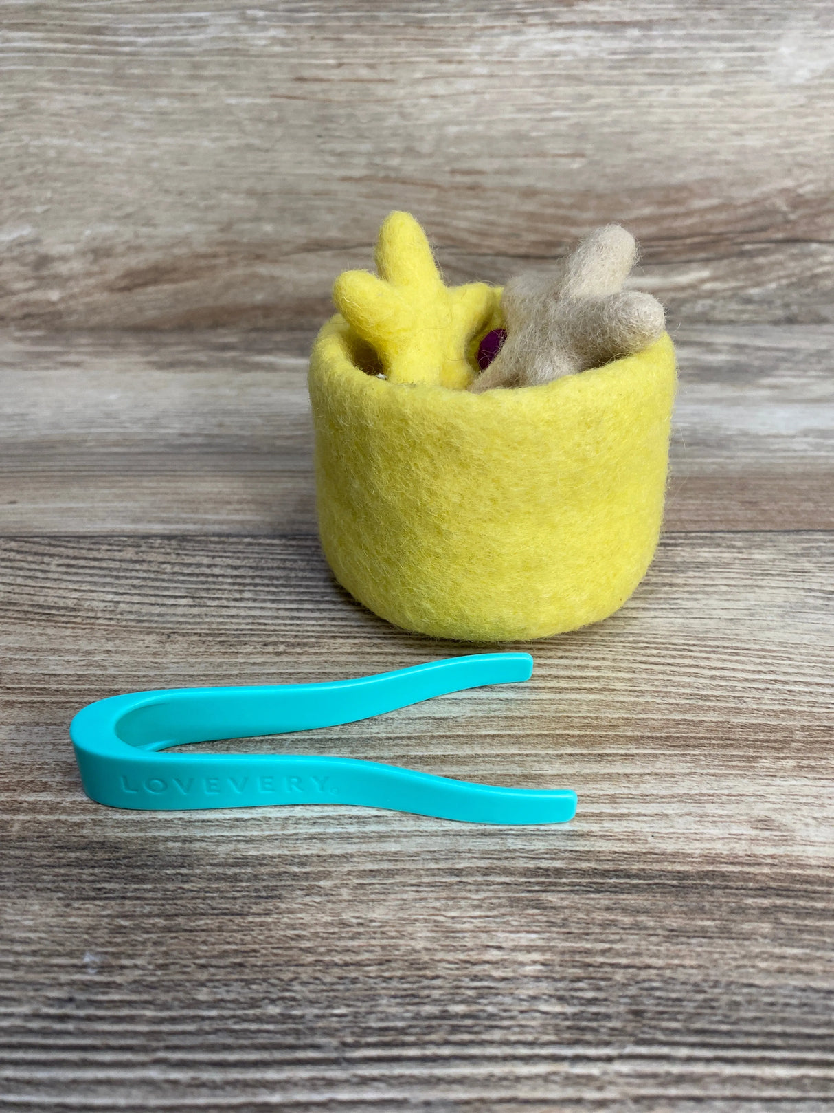 Lovevery Transfer Tweezers & Felt Stars