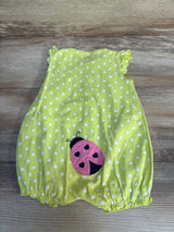 Simple Joys Polka Dot Shortie Romper Neon Yellow