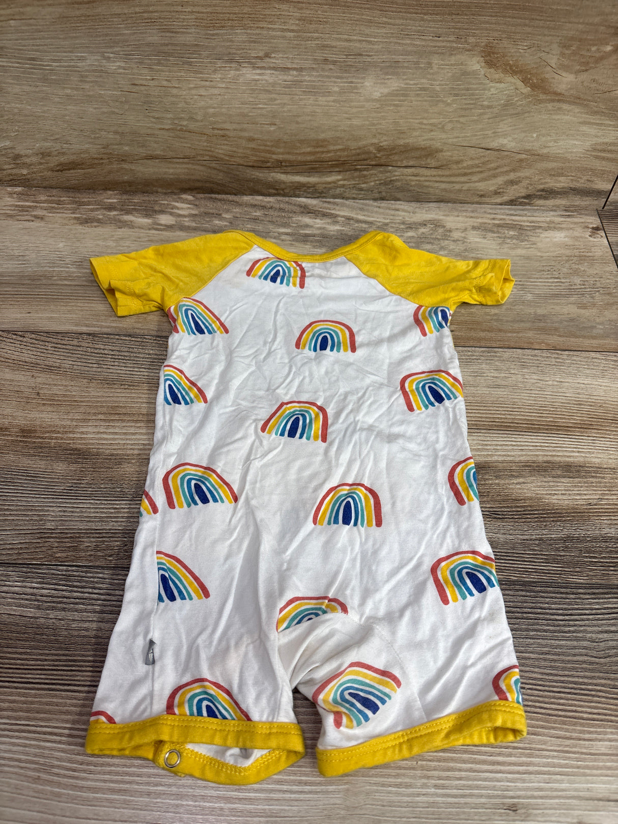 Kyte Baby Bamboo Shortie Romper White sz 12-18m