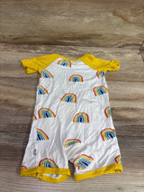 Kyte Baby Bamboo Shortie Romper White sz 12-18m