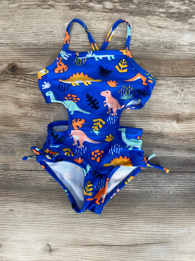 Cat & Jack Blue 1Pc Dino Swimsuit sz 18m - Me 'n Mommy To Be