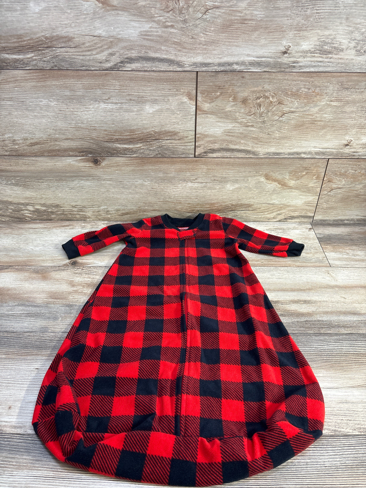 Carter's Plaid Blanket Sleep Sack Red sz 3-6m