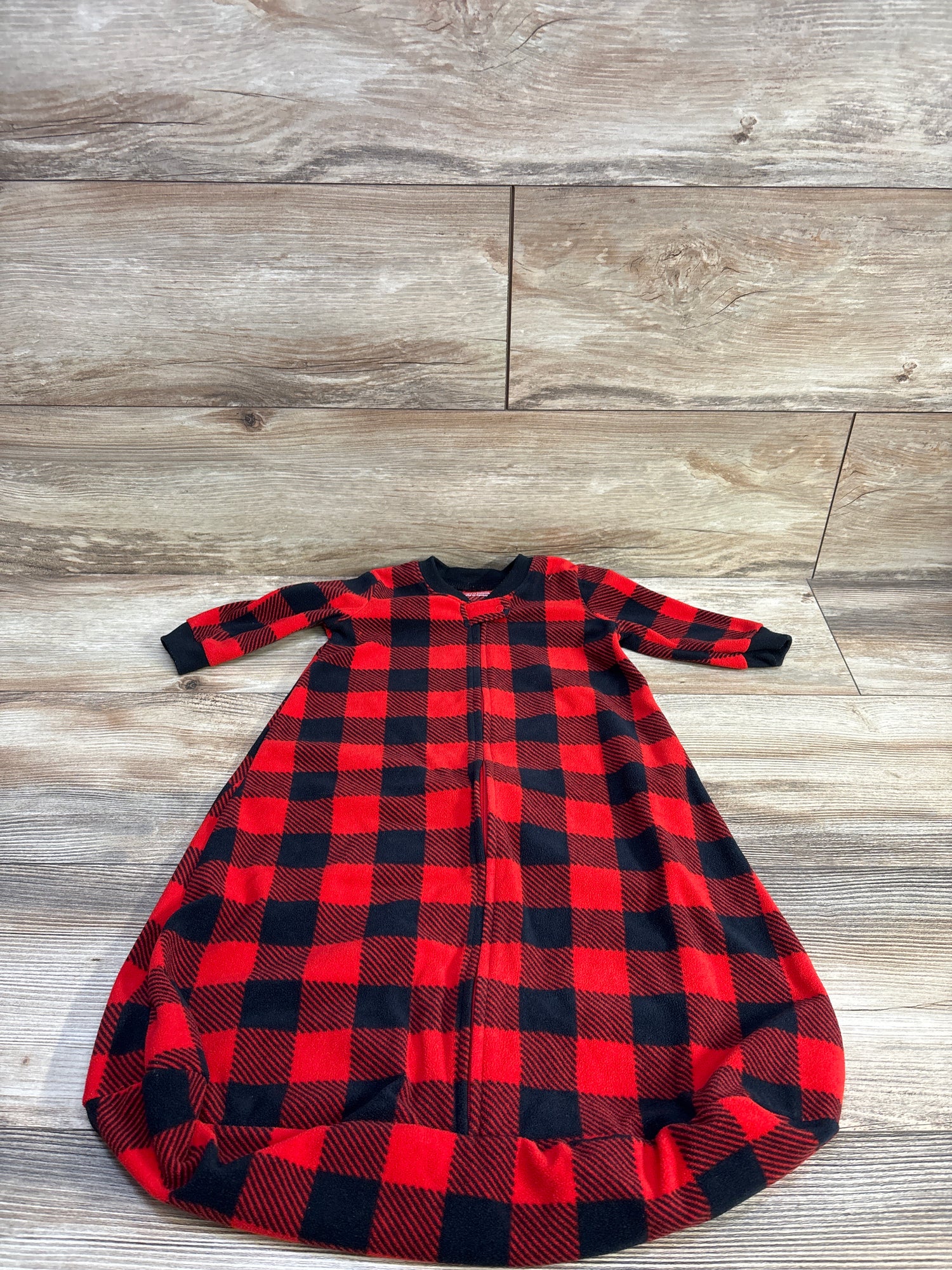 Carter's Plaid Blanket Sleep Sack Red sz 3-6m
