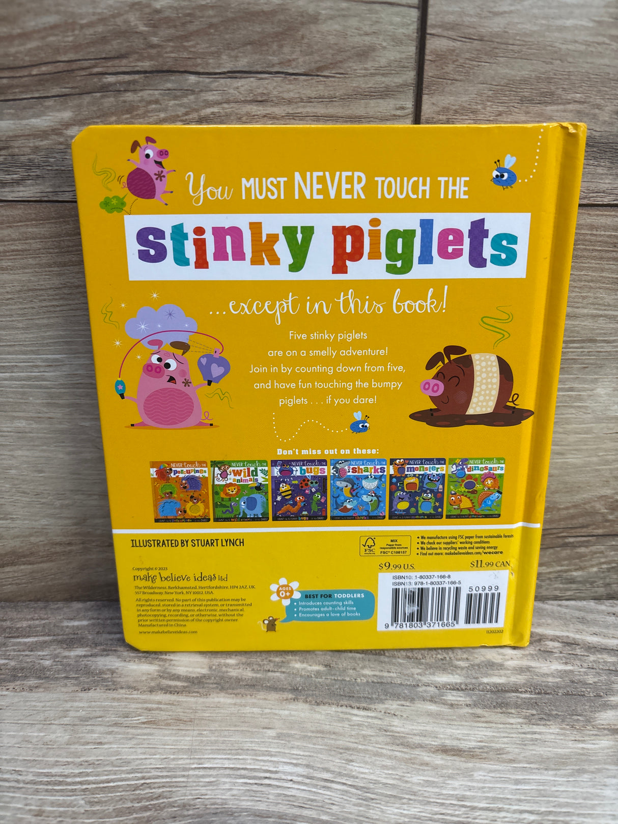 Never Touch The Stinky Piglets Board Book