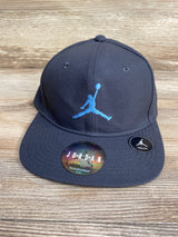 NEW Jordan Jumpman Air Big Kids' Flat Brim Cap, Grey sz 8-20