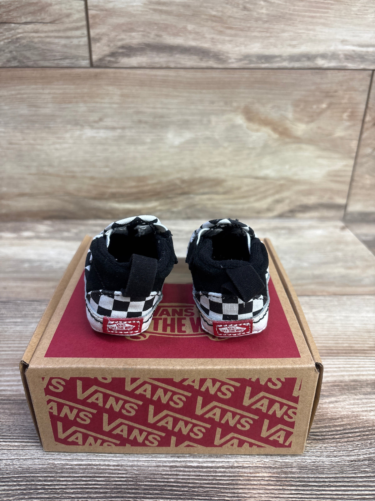Vans Slip On V Crib Shoes Checkerboard sz 1c