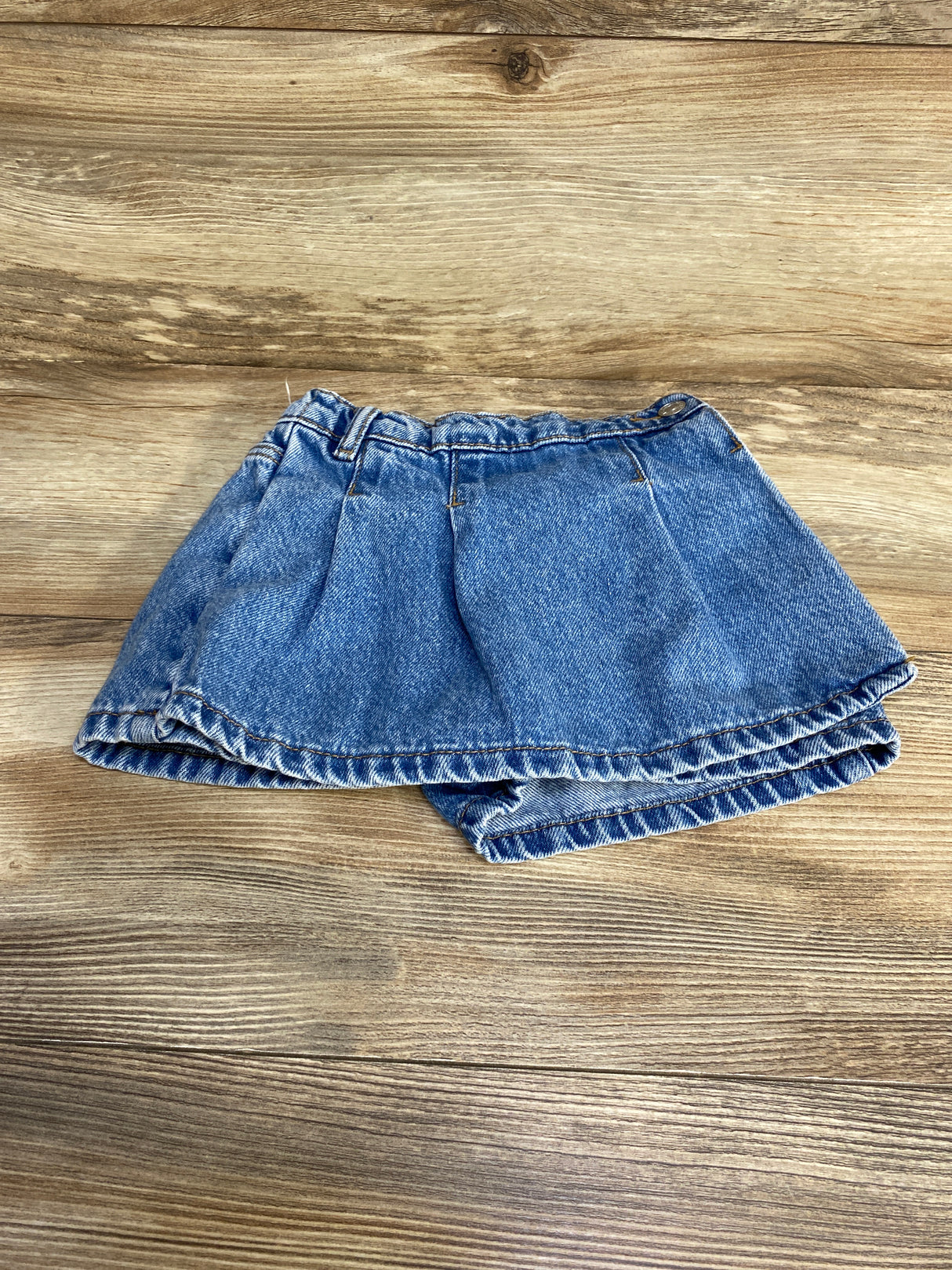 Zara Paper Bag Denim Skort sz 3-4T