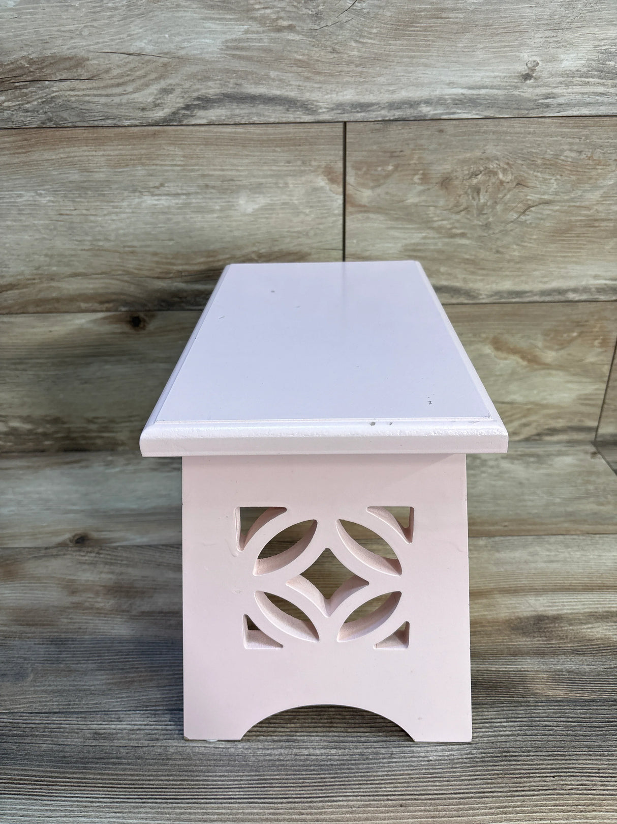 Wooden Step Stool Pink