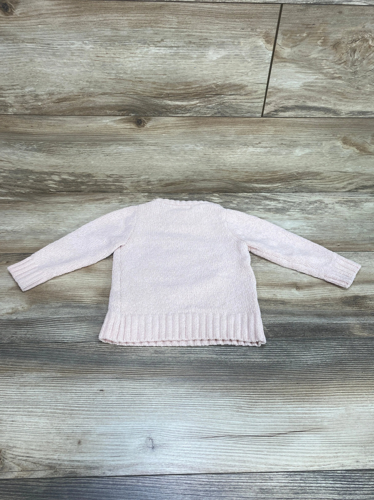 Cat & Jack Chenille Knit Sweater Pink sz 18m