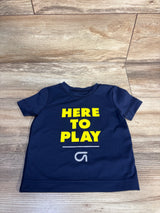 Baby Gap GapFit Here To Play Shirt Navy sz 12-18m