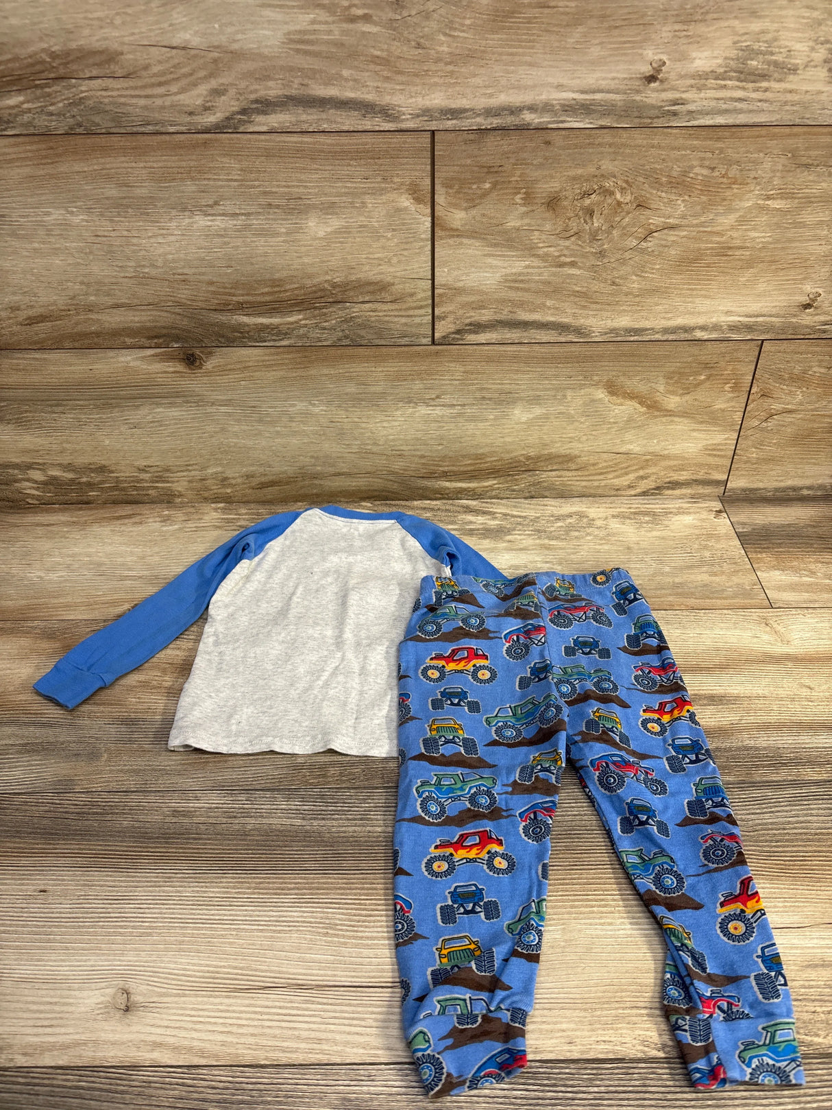 Children's Place 2pc Crushing It Pajama Set Blue sz 18-24m - Me n Mommy To Be