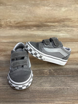 Vans Old Skool V Reflective Sidestripe Sneakers Grey sz 5c