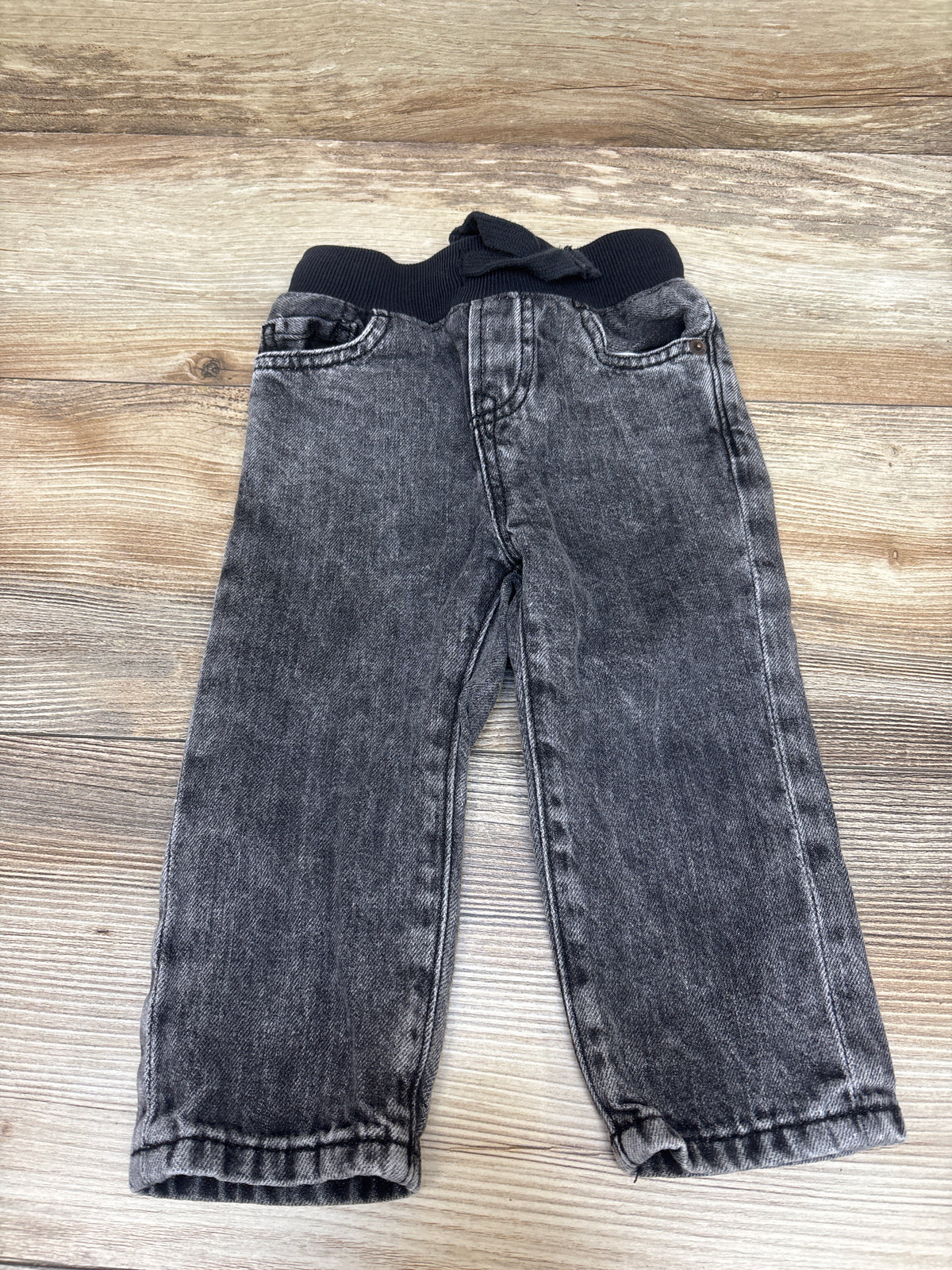 Baby Gap Drawstring Slim Jeans Grey sz 18-24m
