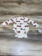 NEW Old Navy Fire Engine Ivory Bodysuit sz 0-3m