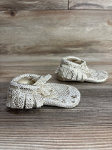 Freshly Picked Snakeskin Moccasin Sneakers Beige sz 4c