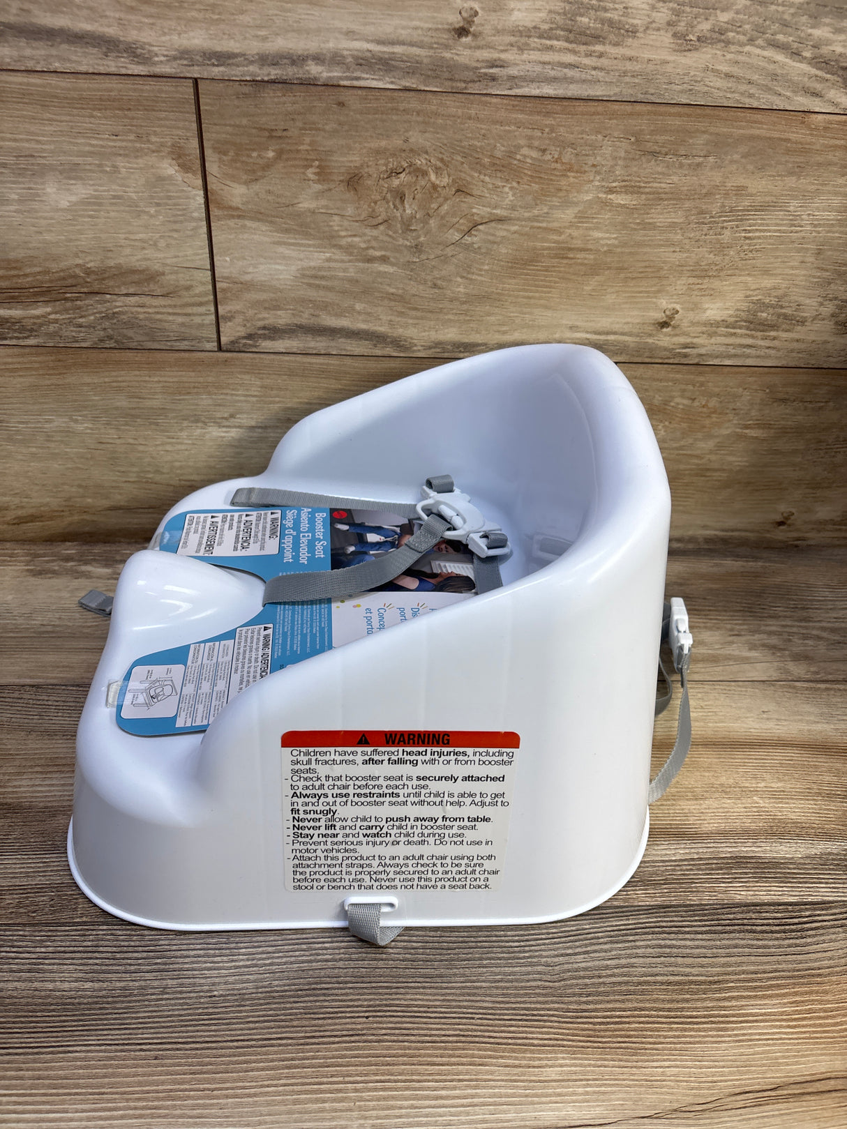 NEW Fisher Price Lightweight & Portable Booster Seat - White