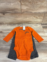 NEW Just One You 2pc Hanging With Family Bodysuit & Pants Set Orange sz 9m - Me n Mommy To Be