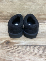 Cat & Jack Toddler Jude Faux Fur Clog Slippers Black Sz 5c