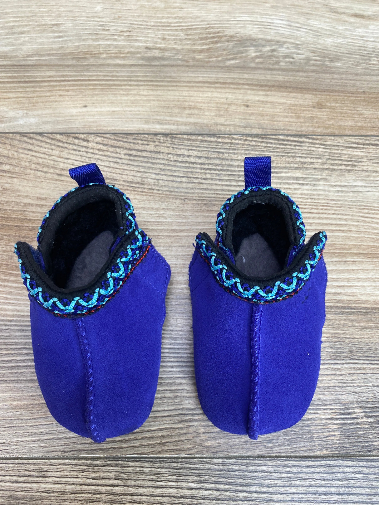 UGG Baby Tasman Beanie Slipper Naval Blue Sz 0c/1c