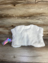 NEW Nannette Faux Fur Shrug White sz 4T