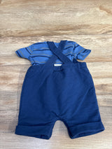 Harry Potter 2pc Ravenclaw Shirt & Shortall Blue sz 6m - Me n Mommy To Be