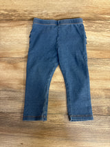 Cat & Jack Pull On Ruffle Leggings Blue sz 6-9m