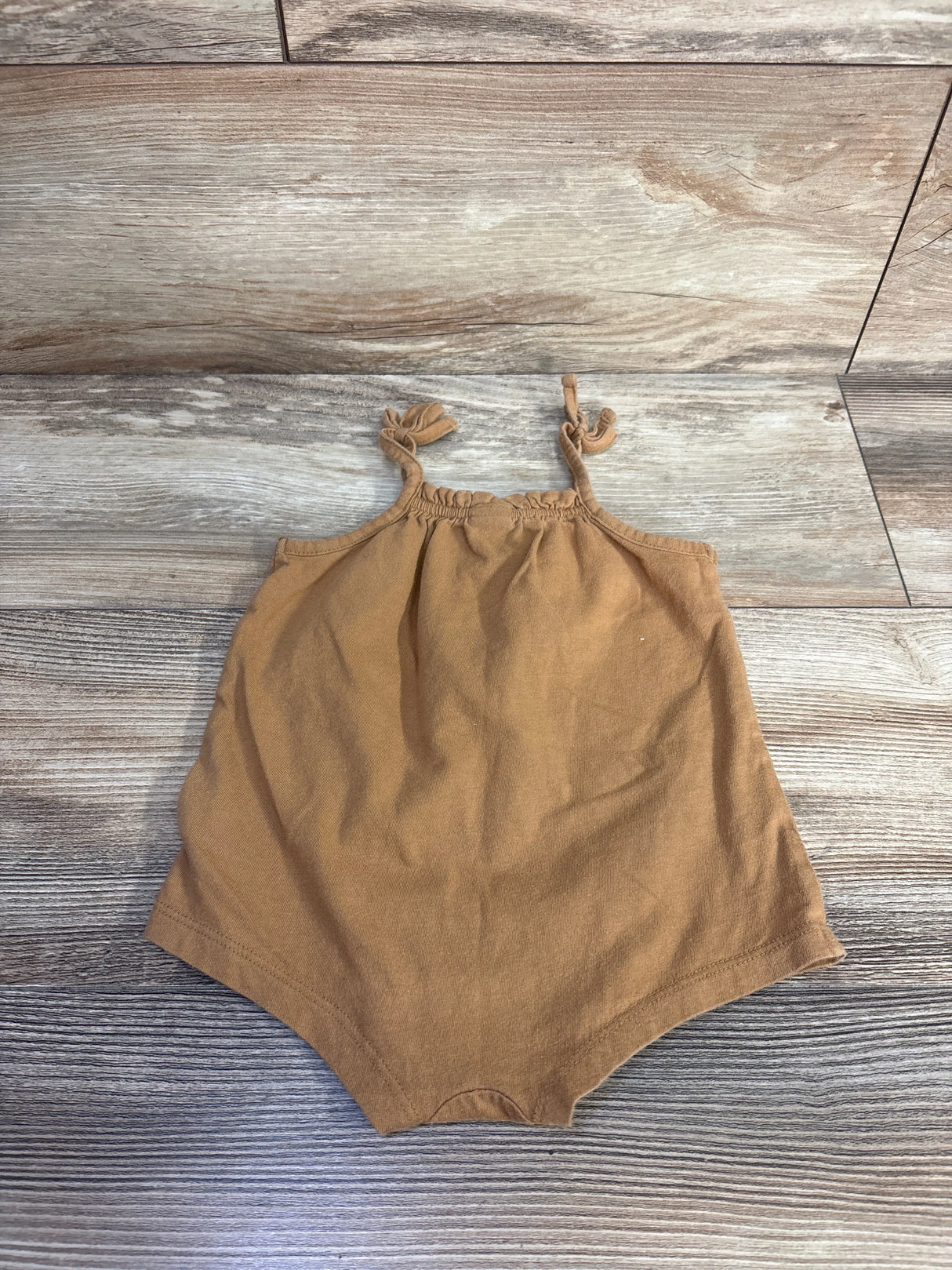 Old Navy Sleeveless Tie-Bow Bodysuit Brown sz 3-6m