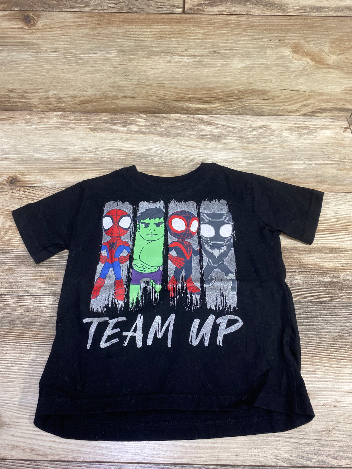 Marvel Spidey & His Amazing Friends Shirt Black sz 2T