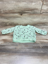 Cat & Jack Floral Sweatshirt Green sz 12m