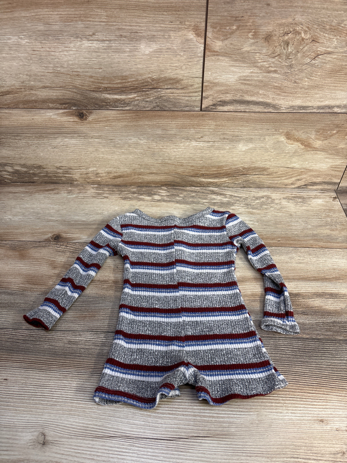Nova Kids Ribbed Sweater Shortie Romper Grey sz 24m