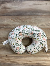 Boppy Nursing Pillow with Pink Garden Slipcover