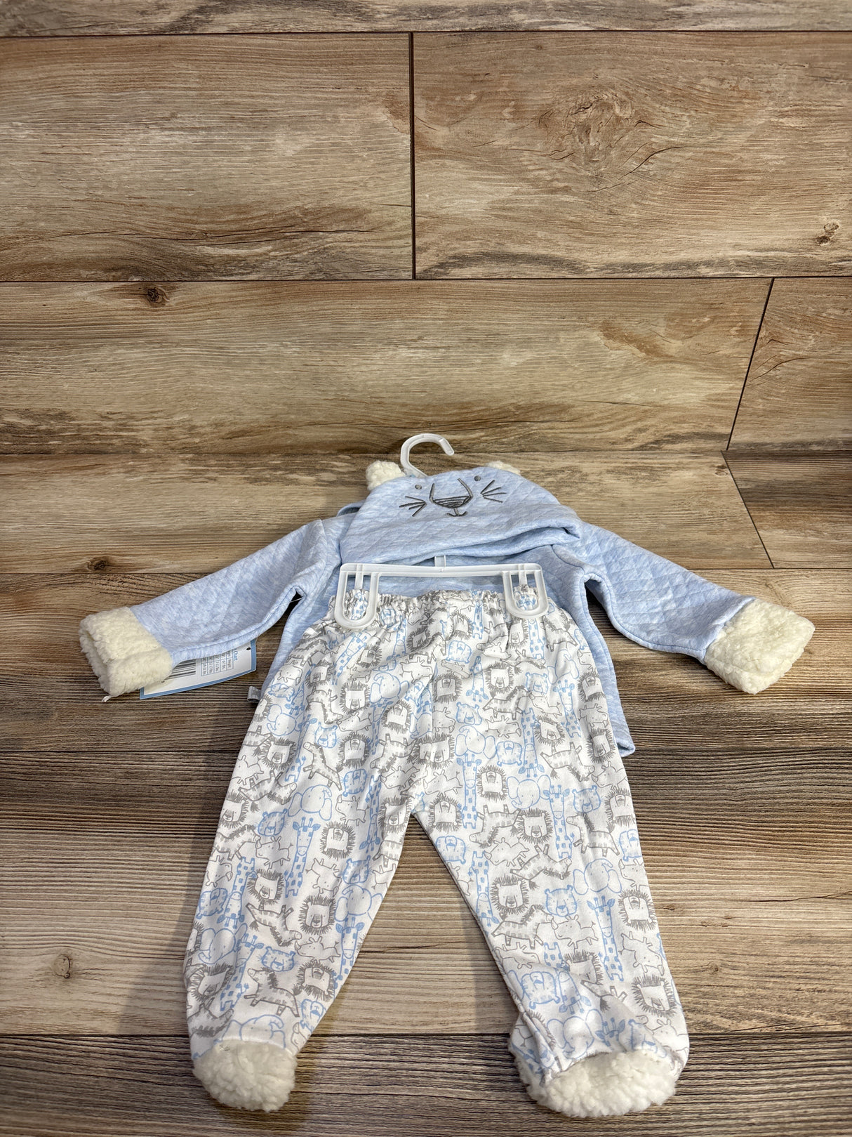 NEW Little Joy Long Sleeve 4pc Set Blue sz 3-6m