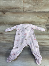 Carter's Dog Print Sleeper Pink sz 6m