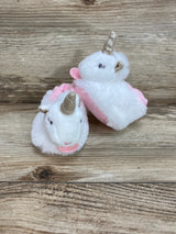 DouDou Et Campargnie Unicorn Baby Booties Pink/White Sz 0-6m