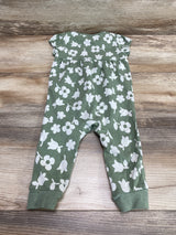 Cat & Jack Floral Romper Green sz 6-9m