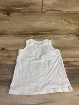 Children's Place Dinosaur Print Tank Top White sz 3T