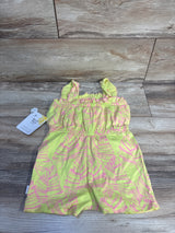 NEW Burt's Bees Baby Tank Shortie Romper Lime sz 18m