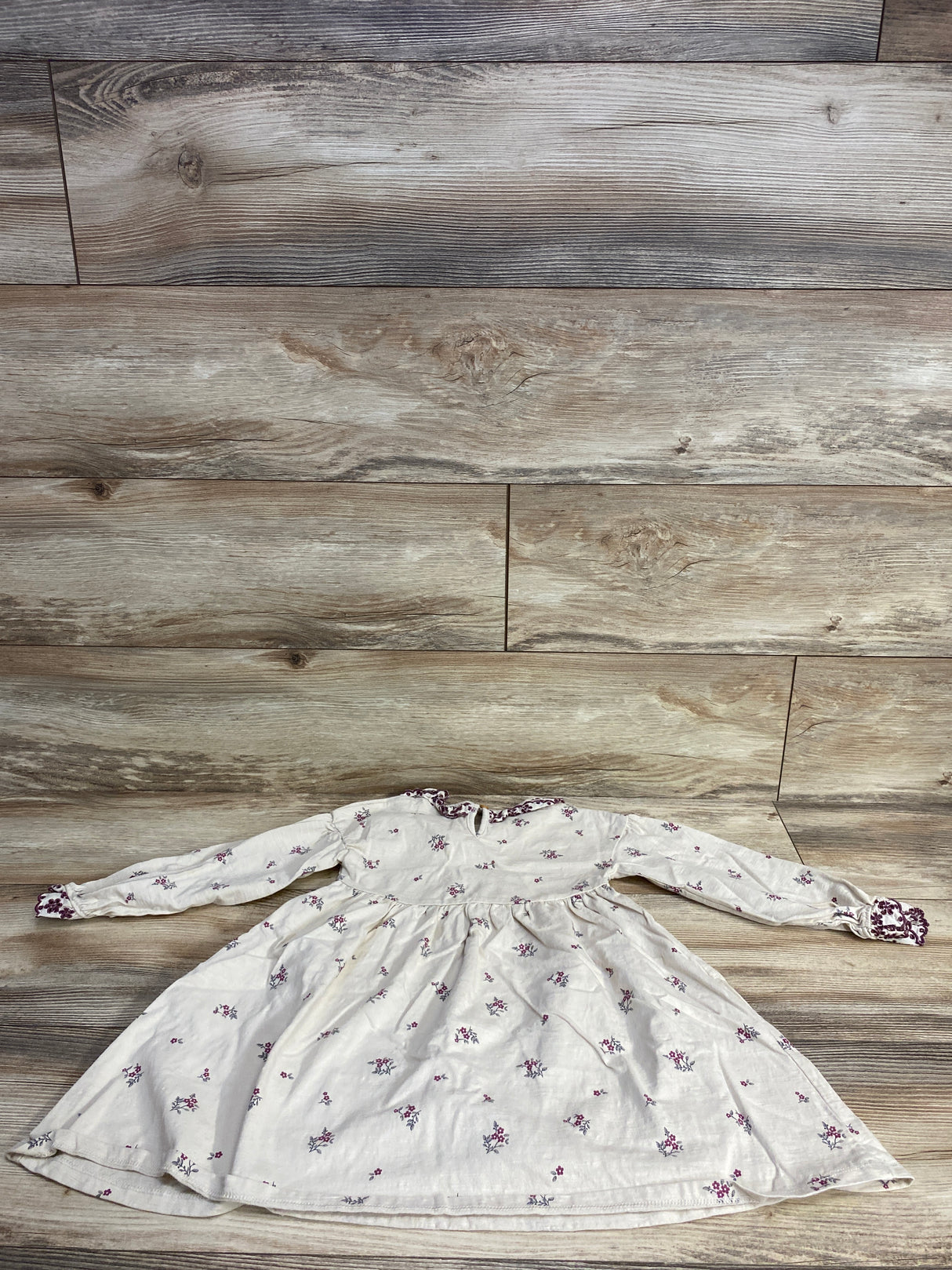 Modern Moments 2pc Floral Ruffled Shirt & Bottoms Beige sz 4T